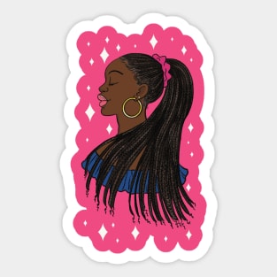 Braids Sticker